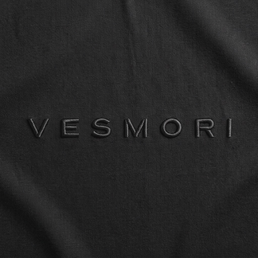 Vesmori tonal embroidered wordmark detail